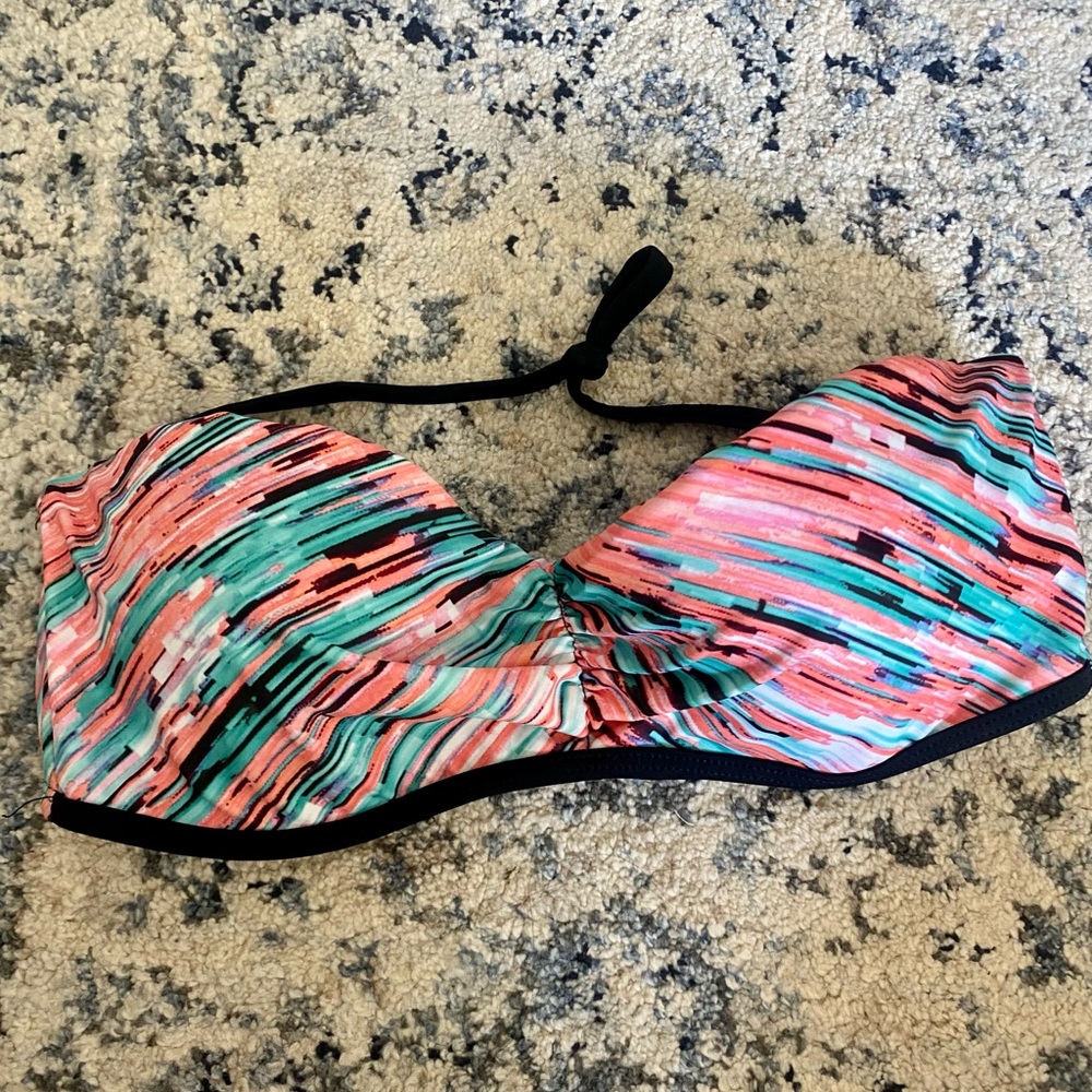 Hurley MultiColor Bandeau Bikini Top